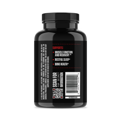 Jocko Fuel Magnesium Complex Supplement - Magnesium Glycinate, Citrate, & Taurate Capsules Dietary Supplement for Muscle Recovery & Relaxation, Heart, Nerve, Bone Support, & Sleep 30-Day Supply - dailyvitalstore