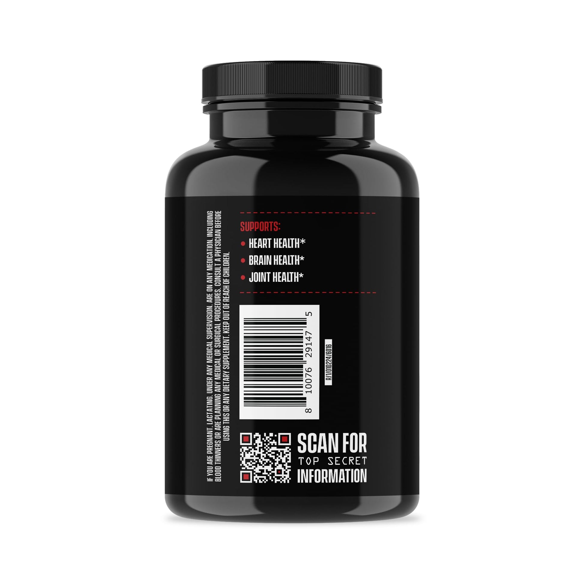 Jocko Fuel Omega 3 Fish Oil Supplement 2000mg - Burpless Fatty Acid Supplement, Wild Caught, Powerful Antioxidant with Astaxanthin (60 Capsules) - dailyvitalstore