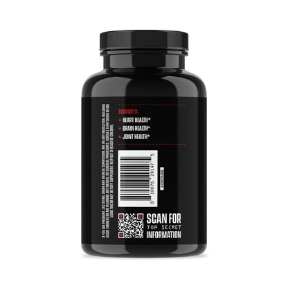 Jocko Fuel Omega 3 Fish Oil Supplement 2000mg - Burpless Fatty Acid Supplement, Wild Caught, Powerful Antioxidant with Astaxanthin (60 Capsules) - dailyvitalstore