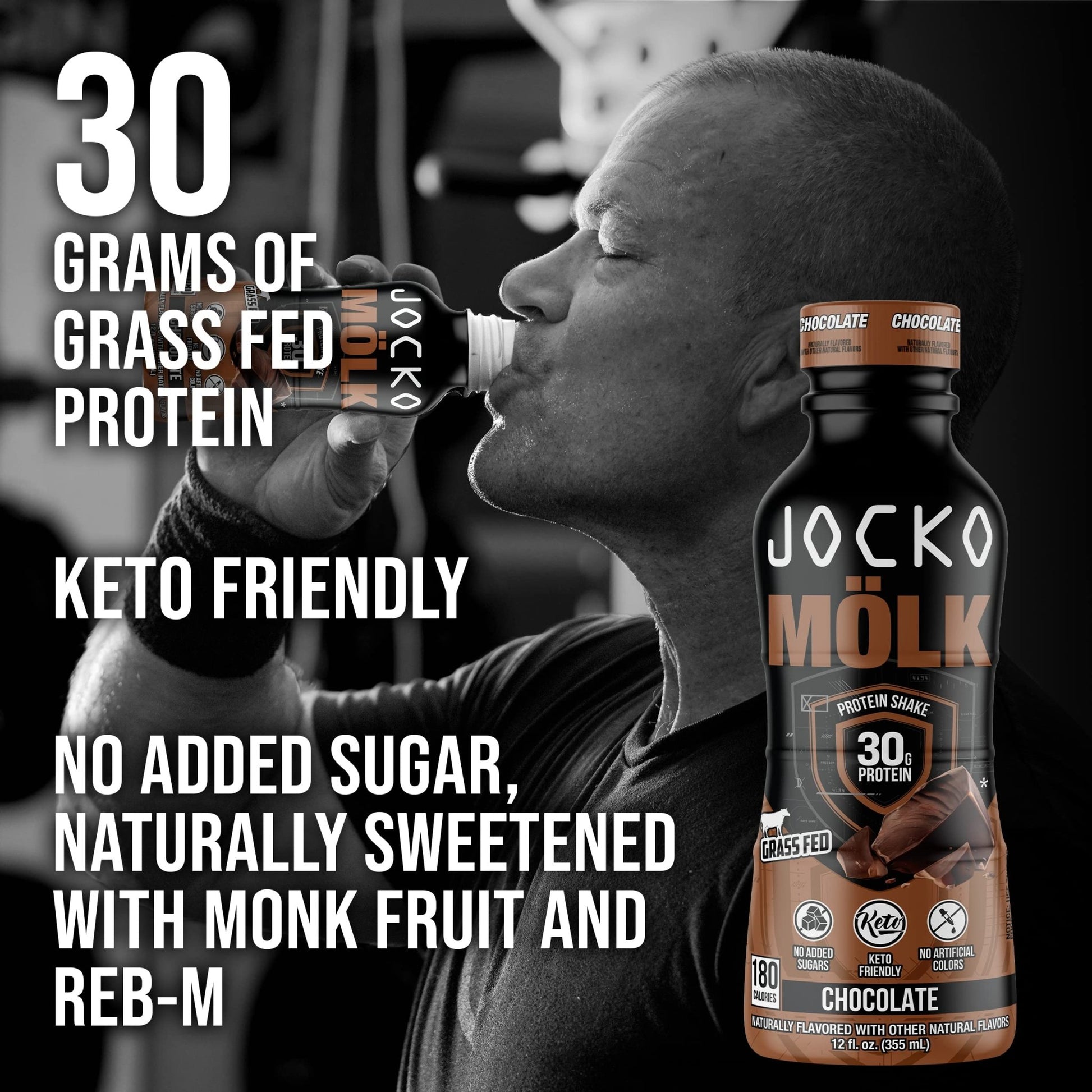 Jocko Fuel Protein Shake Bundle - Vanilla and Chocolate (24 Count) - dailyvitalstore