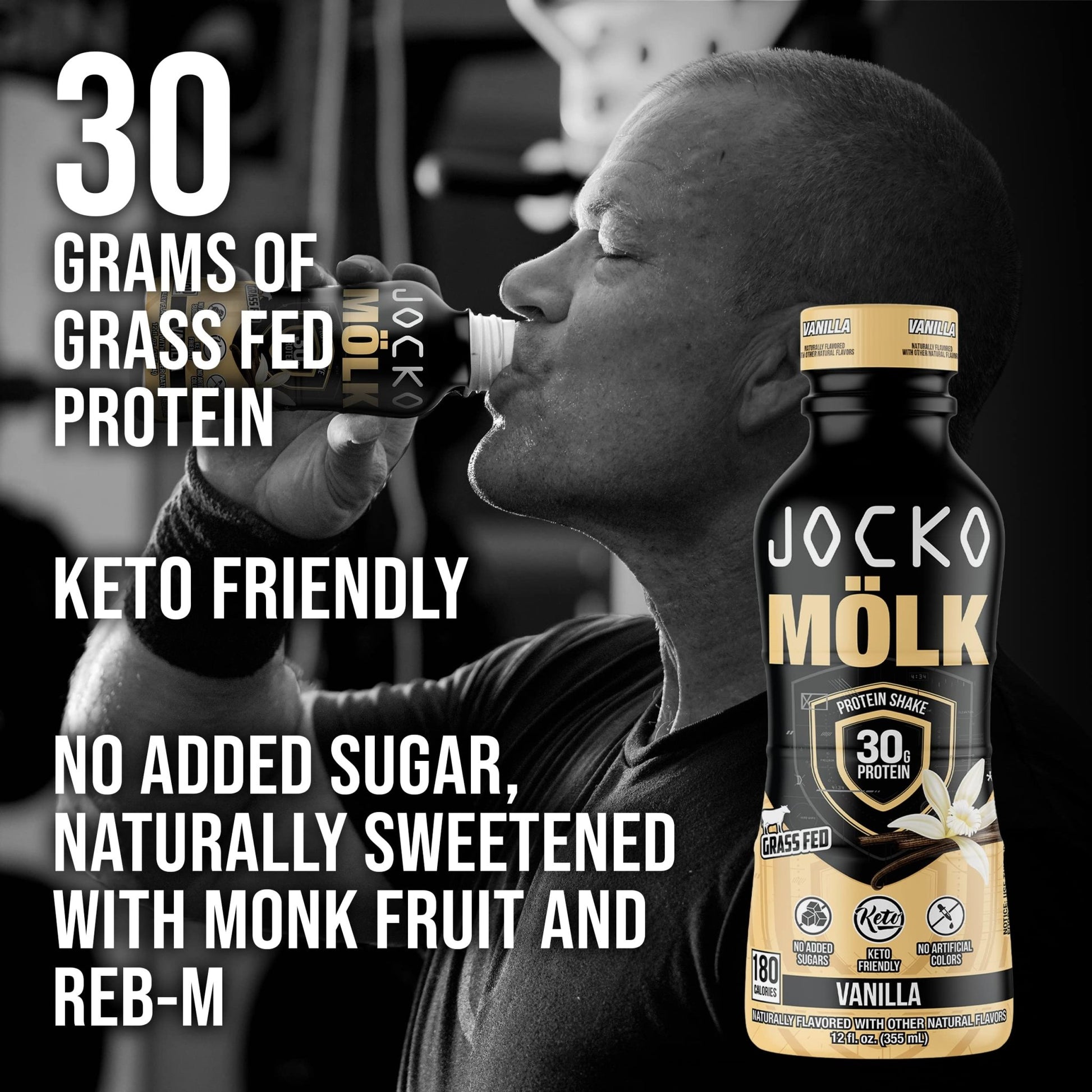 Jocko Fuel Protein Shake Bundle - Vanilla and Chocolate (24 Count) - dailyvitalstore