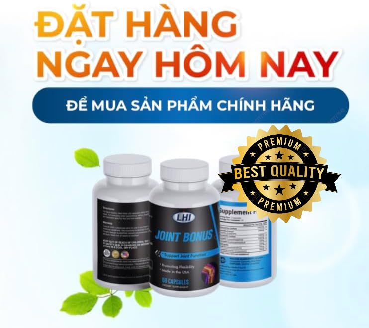 Joint Bonus Hỗ Trợ Xương Khớp (100% Authentic, Sản Phẩm Chính Hãng Tại USA) 2 Bottles - dailyvitalstore
