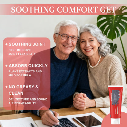 Joint Gel, Soothing Massage Cream, Joint Soothing Comfort Gel for Back, Neck, Keen, Muscle, and Foot, Absorb Quickly, Natural and Non-Greasy, 4.23OZ - dailyvitalstore