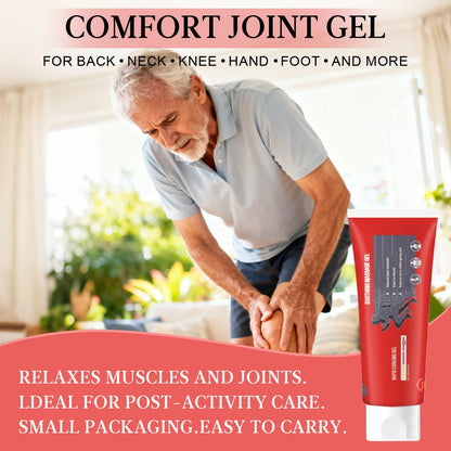 Joint Gel, Soothing Massage Cream, Joint Soothing Comfort Gel for Back, Neck, Keen, Muscle, and Foot, Absorb Quickly, Natural and Non-Greasy, 4.23OZ - dailyvitalstore
