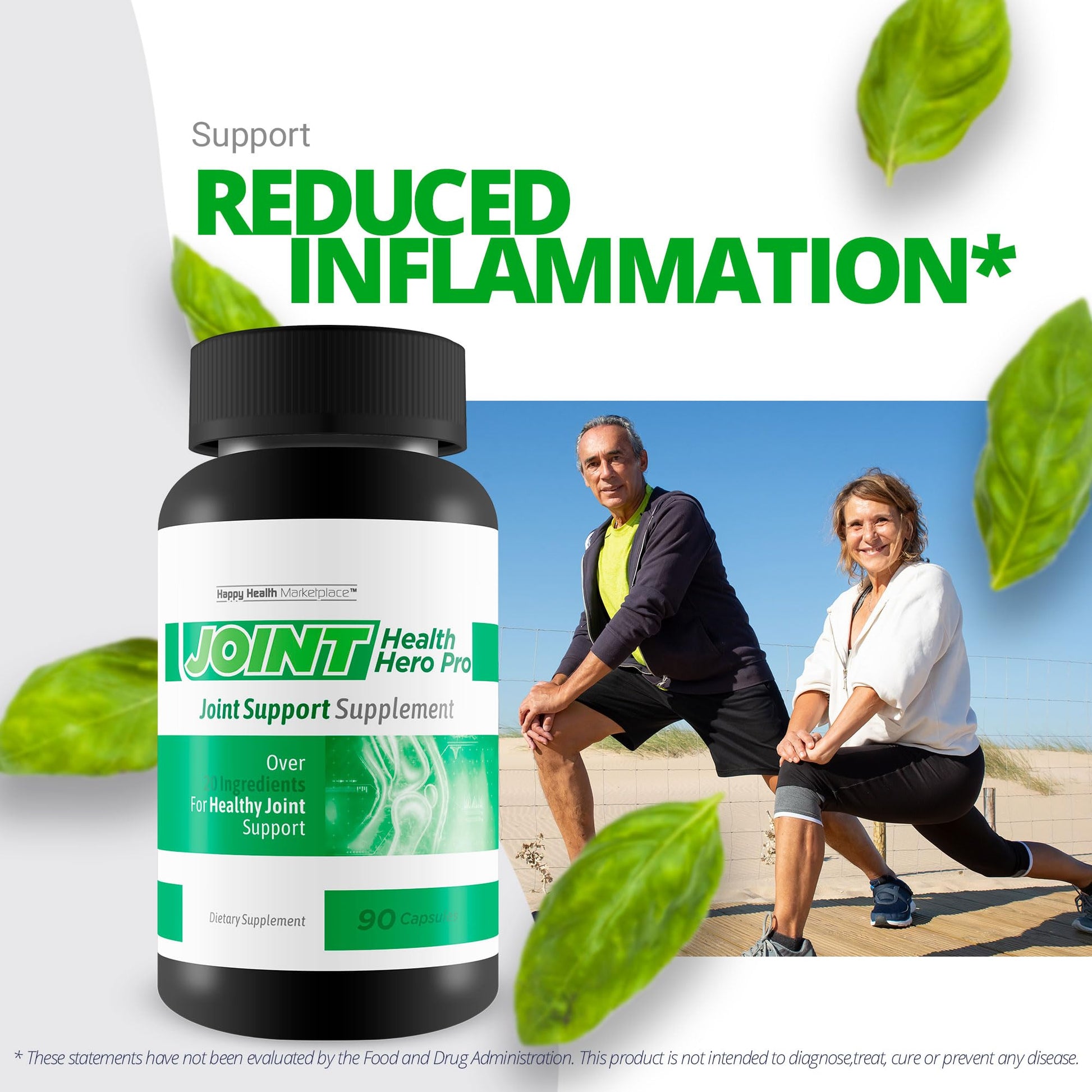 Joint Health Hero Pro - Our Best Joint & Bone Support Supplement - Turmeric - Vitamin D - Vitamin C - for Knees, Hips, Hands, Feet, Back, Neck, and More - Our Best Vitamin D Formula - dailyvitalstore