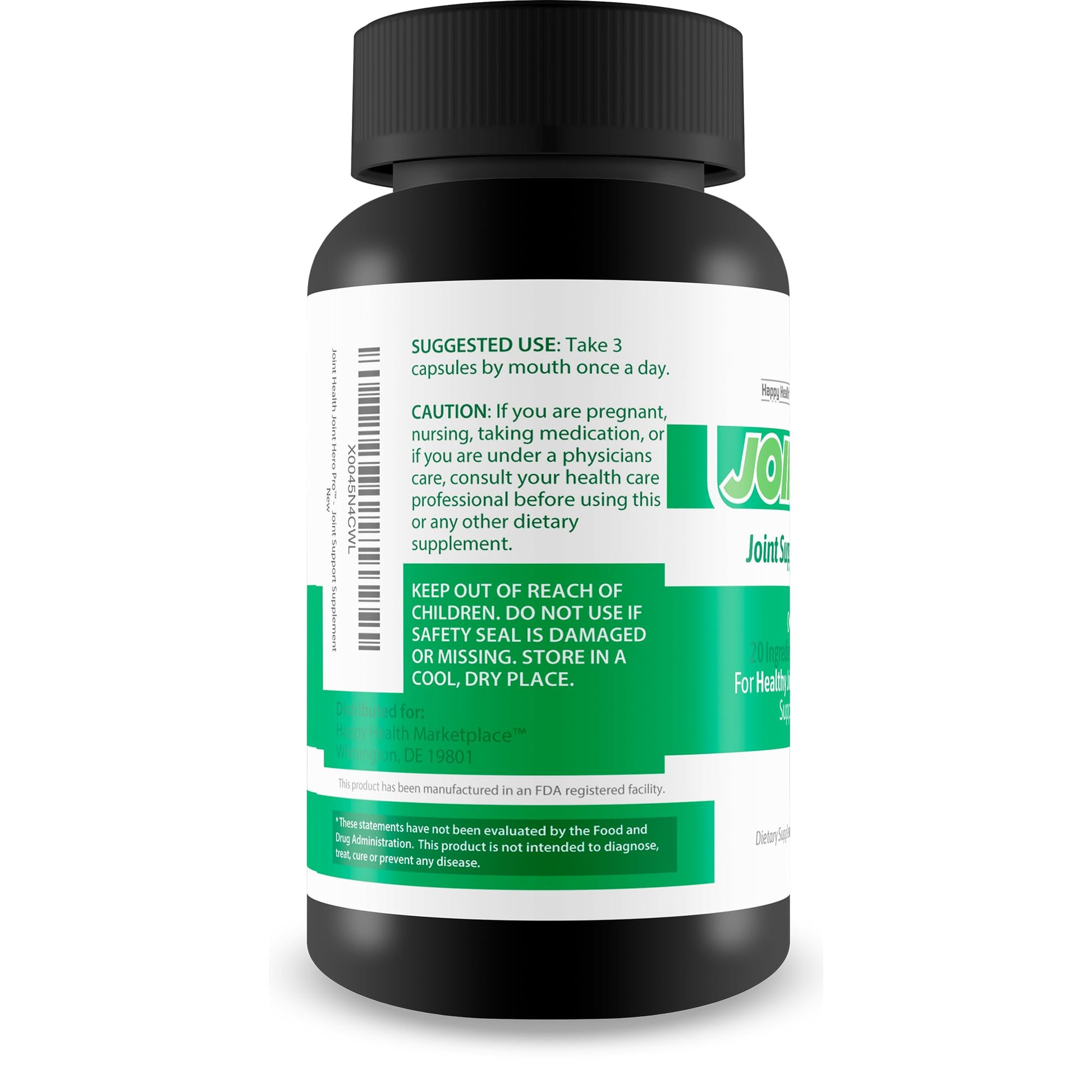 Joint Health Hero Pro - Our Best Joint & Bone Support Supplement - Turmeric - Vitamin D - Vitamin C - for Knees, Hips, Hands, Feet, Back, Neck, and More - Our Best Vitamin D Formula - dailyvitalstore