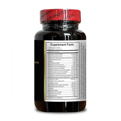 Joint Matrix PRO Natural Complex - Joint Support Supplement for Women, Support Joint Function and Mobility - 1 Bottle 90 Tablets - dailyvitalstore