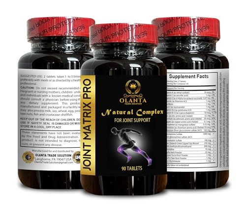 Joint Matrix PRO Natural Complex - Joint Support Supplement for Women, Support Joint Function and Mobility - 1 Bottle 90 Tablets - dailyvitalstore