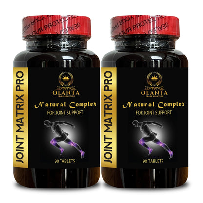 Joint Matrix PRO Natural Complex - Support Muscle Recovery, Full Joint Support, Flexibility Supplements, Natural Muscle Support - 2 Bottles 180 Tablets - dailyvitalstore