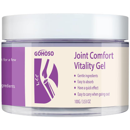 Joint Purple Gel, Cooling Massage Cream with Turmeric for Back, Neck, Joints & Muscles – Hydrating Gel for Active Lifestyles - dailyvitalstore