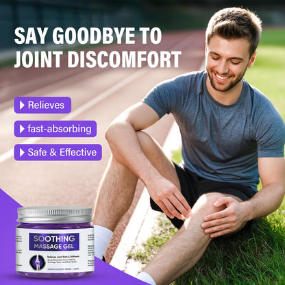 Joint Purple Gel, Fast-Absorbing Soothing Relief Massage Gel with Natural Extracts, Support Muscle, Joint, Shoulder, Knee, Back, Lumbar & Muscle Stiffness - dailyvitalstore