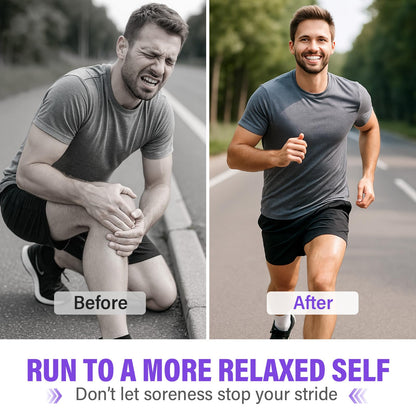 Joint Purple Gel, Fast-Absorbing Soothing Relief Massage Gel with Natural Extracts, Support Muscle, Joint, Shoulder, Knee, Back, Lumbar & Muscle Stiffness - dailyvitalstore