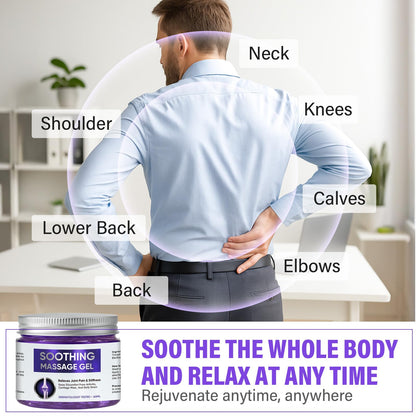 Joint Purple Gel, Fast-Absorbing Soothing Relief Massage Gel with Natural Extracts, Support Muscle, Joint, Shoulder, Knee, Back, Lumbar & Muscle Stiffness - dailyvitalstore