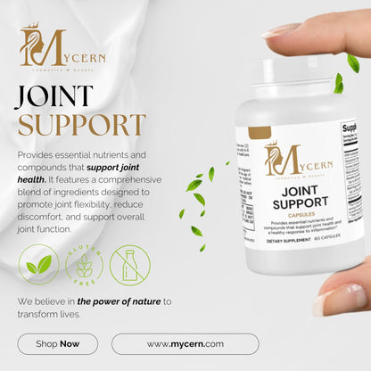 Joint Support Supplement – 60 Caps – MSM, Glucosamine HCl, Turmeric Supplement, Boswellia, Hyaluronic Acid Capsules & Black Pepper, Flexibility, Mobility & Comfort Joint Health – Made in USA - dailyvitalstore