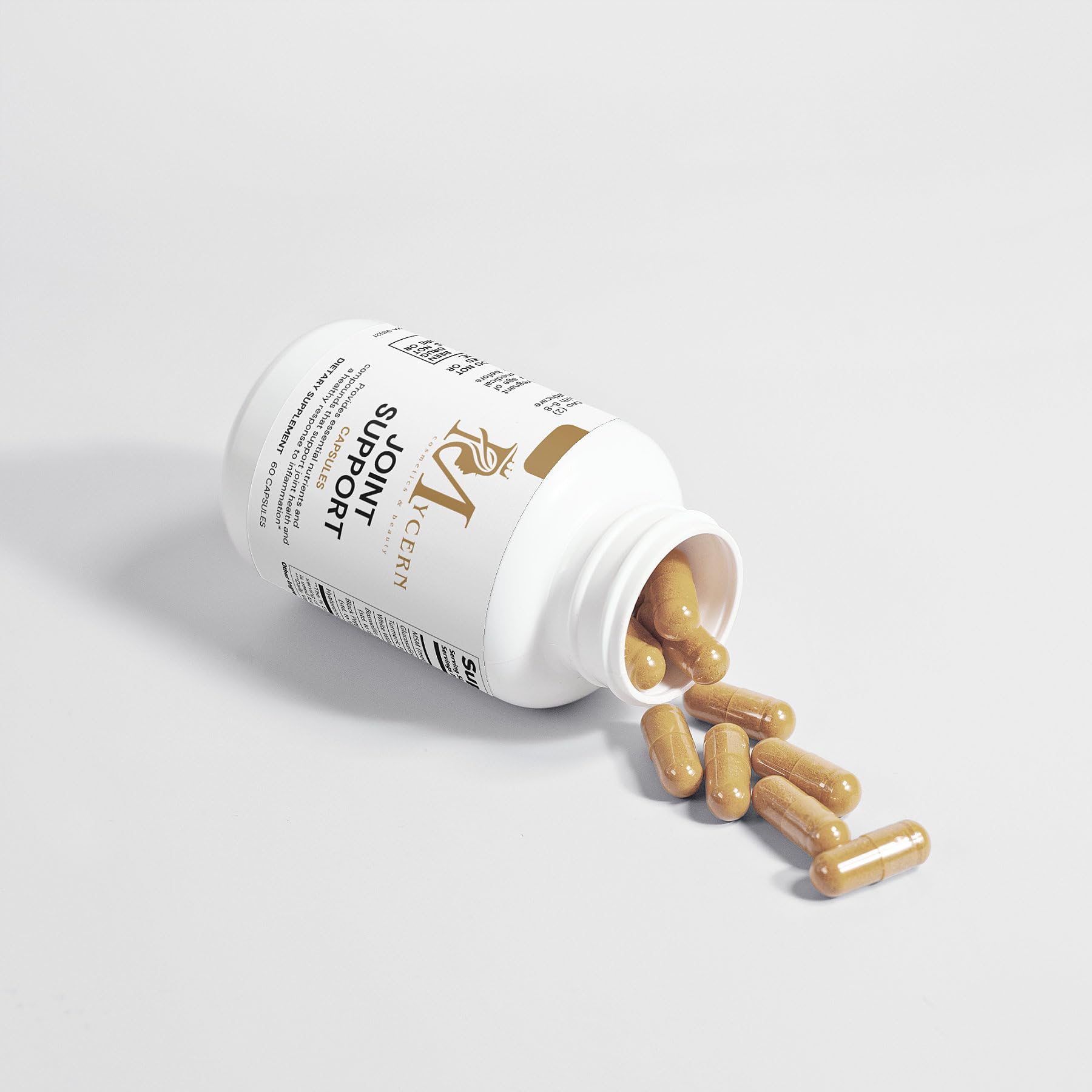 Joint Support Supplement – 60 Caps – MSM, Glucosamine HCl, Turmeric Supplement, Boswellia, Hyaluronic Acid Capsules & Black Pepper, Flexibility, Mobility & Comfort Joint Health – Made in USA - dailyvitalstore