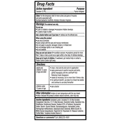 JointFlex Arthritis Pain Relief Cream, 4 oz Per Tube (10 Pack) - dailyvitalstore