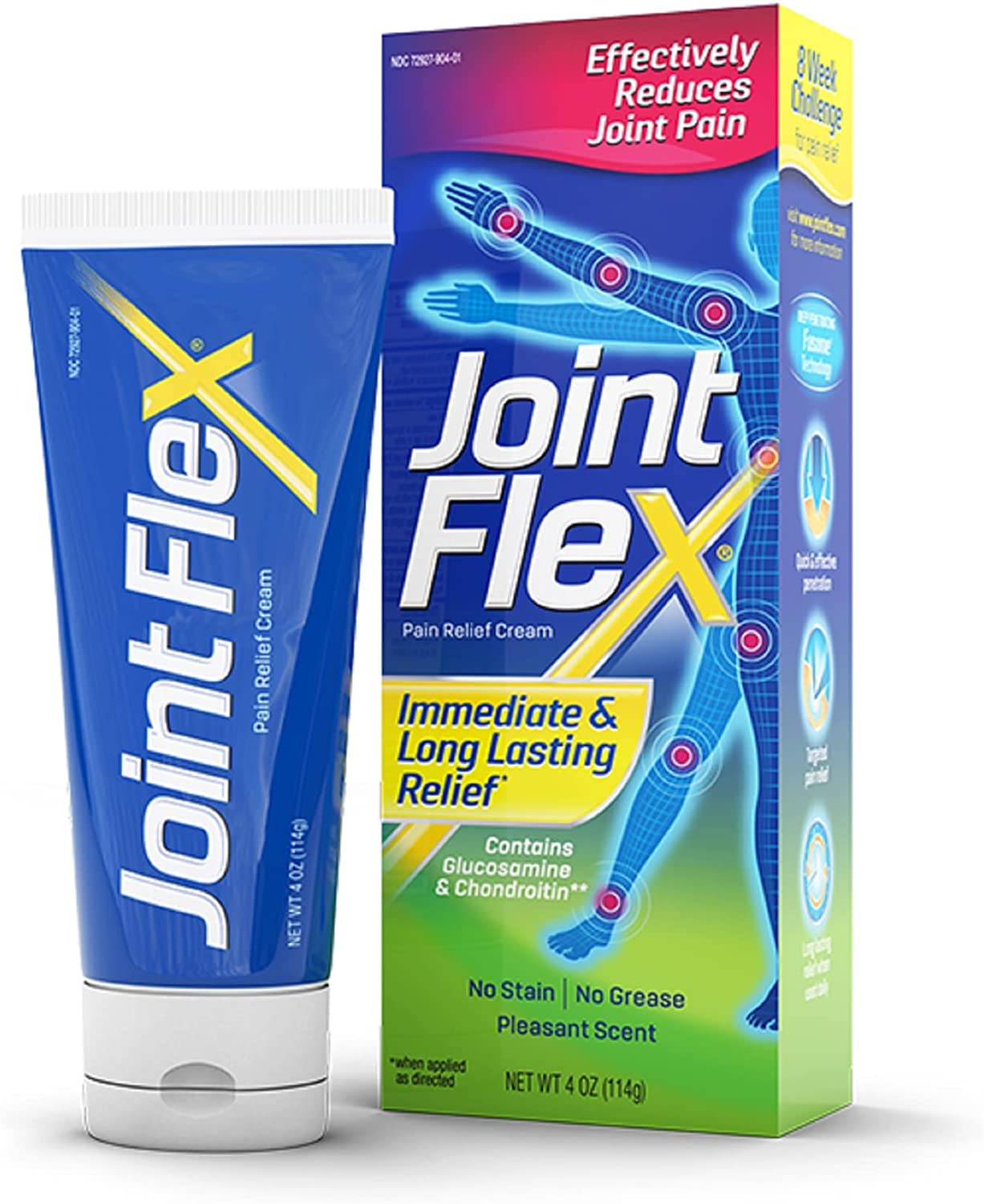 JointFlex Arthritis Pain Relief Cream, 4 oz Per Tube (10 Pack) - dailyvitalstore