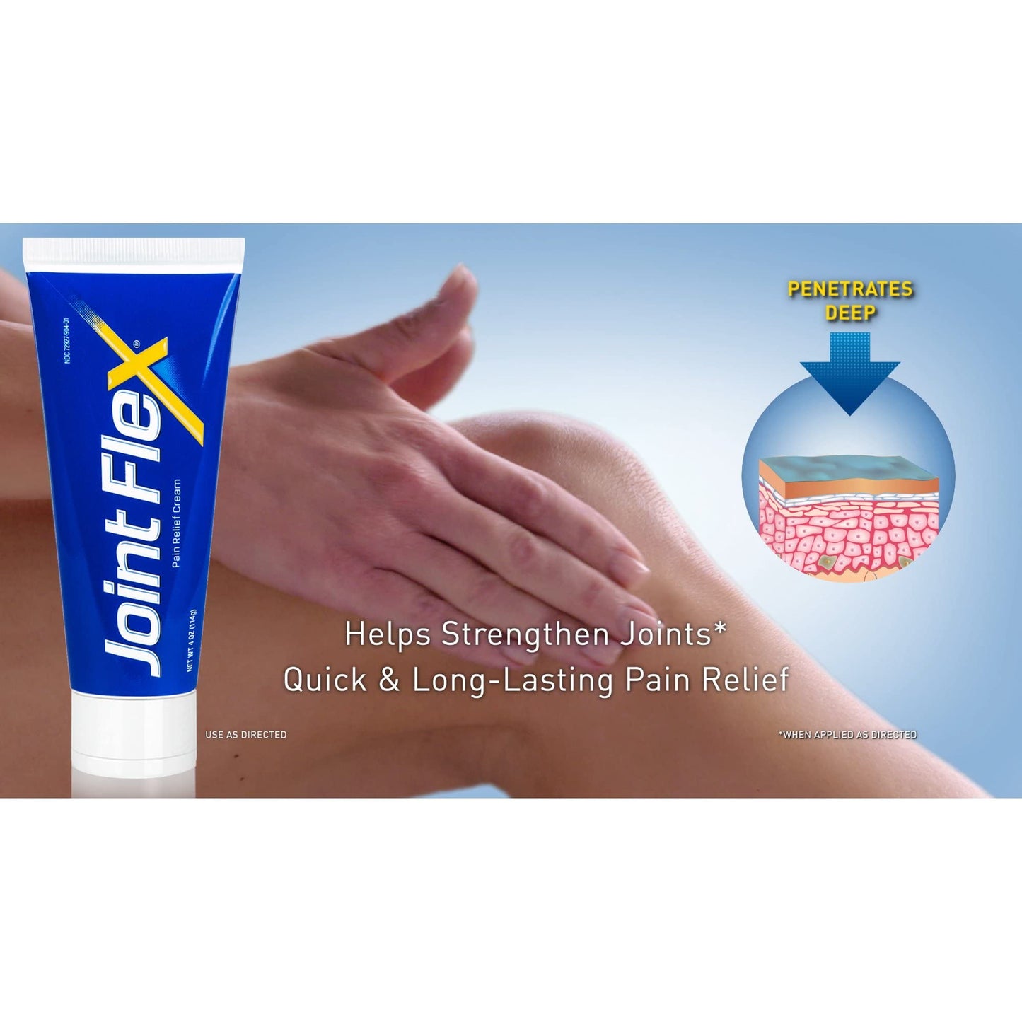 JointFlex Arthritis Pain Relief Cream, 4 oz Per Tube (10 Pack) - dailyvitalstore
