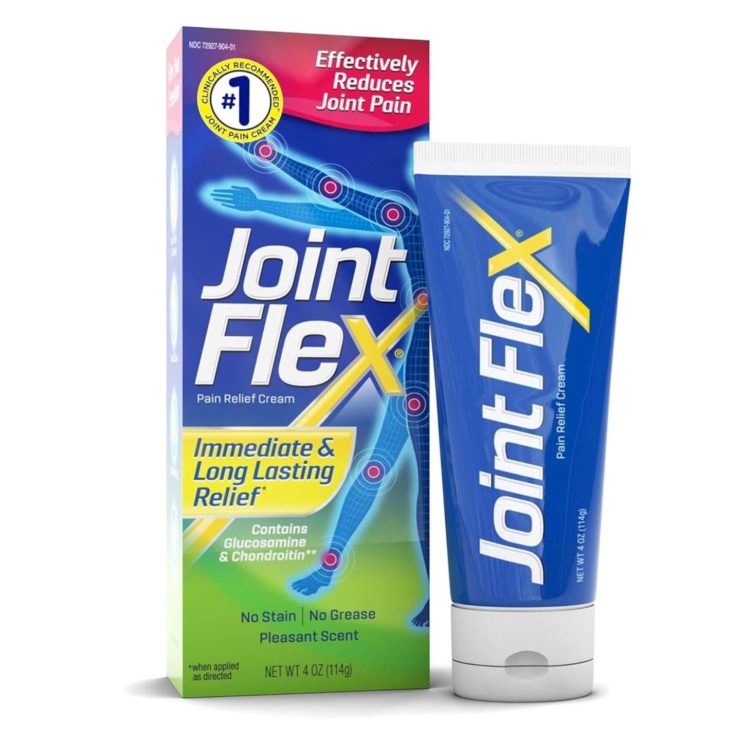 JointFlex Pain Relief Cream, Arthritis Pain Relief, Joint Pain Relief, 4 Ounce Tube - dailyvitalstore