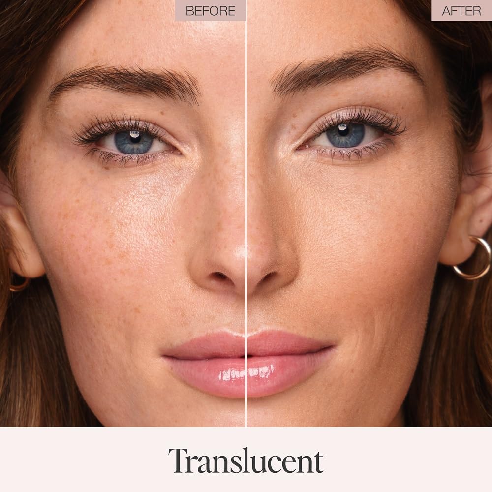 Jouer Soft Focus Hydrate & Setting - Pressed Powder with Matte Finish - Blurring Powder for Fine Lines and Pores - Set Face Makeup Foundation or Concealer - Translucent - dailyvitalstore