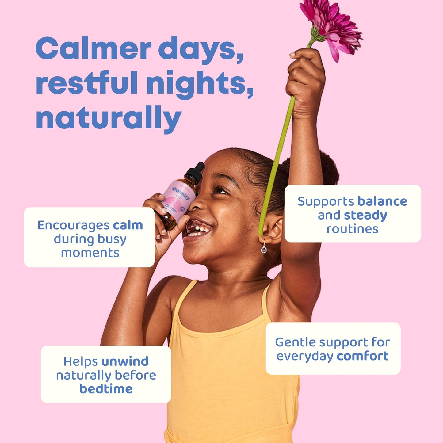 JoySpring Calmify Magnesium Citrate Liquid for Kids - Sugar-Free, Gluten-Free Calming Supplement with Chamomile - dailyvitalstore
