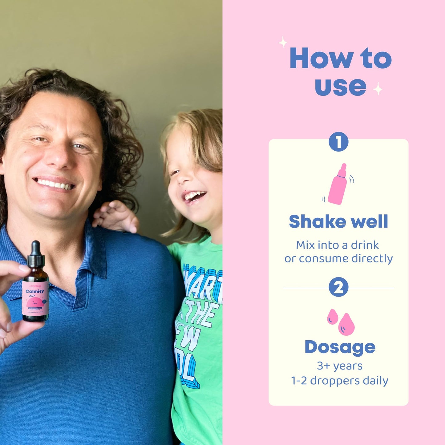 JoySpring Calmify Magnesium Citrate Liquid for Kids - Sugar-Free, Gluten-Free Calming Supplement with Chamomile - dailyvitalstore