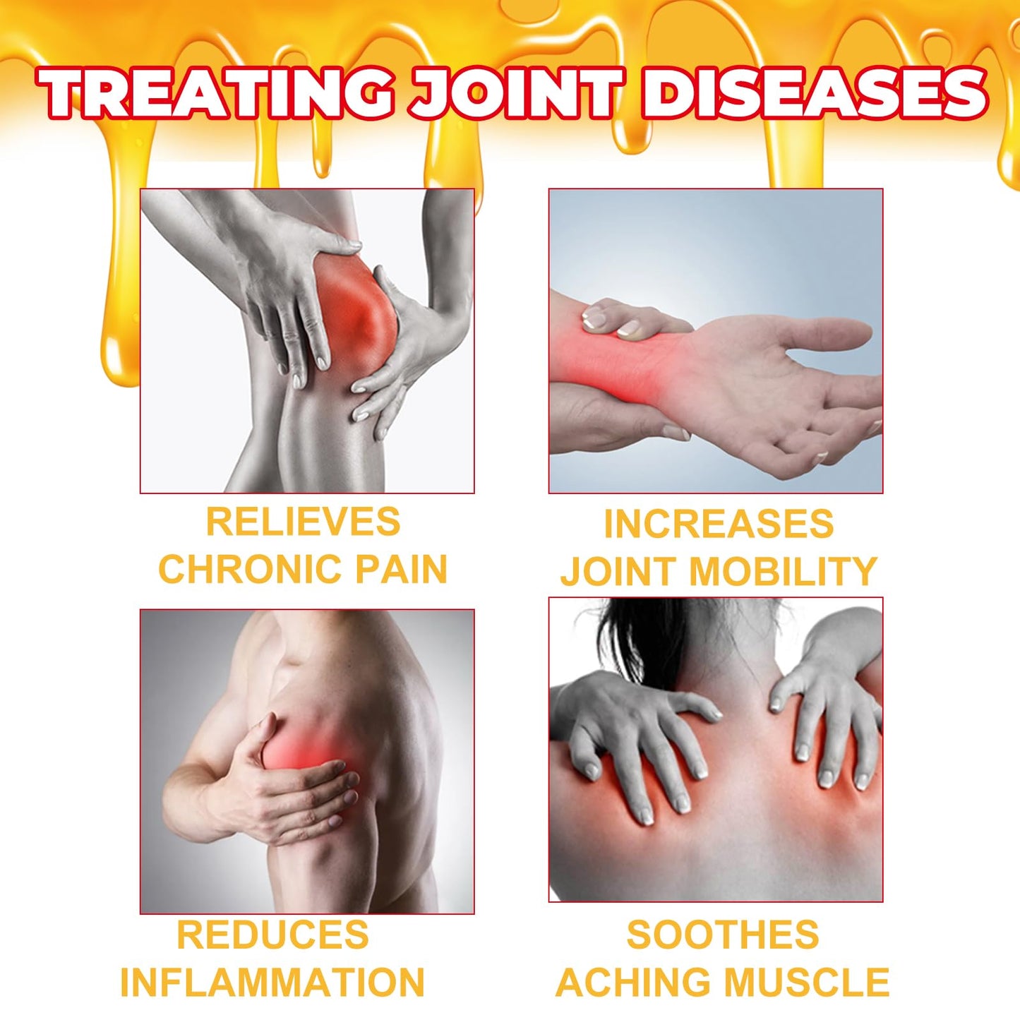 JOYVOIDX Joint & Knee Comfort Cream with Bee Venom and Cassia Flower, Formulated with Glucosamine for Flexibility and Mobility, 0.71oz - dailyvitalstore