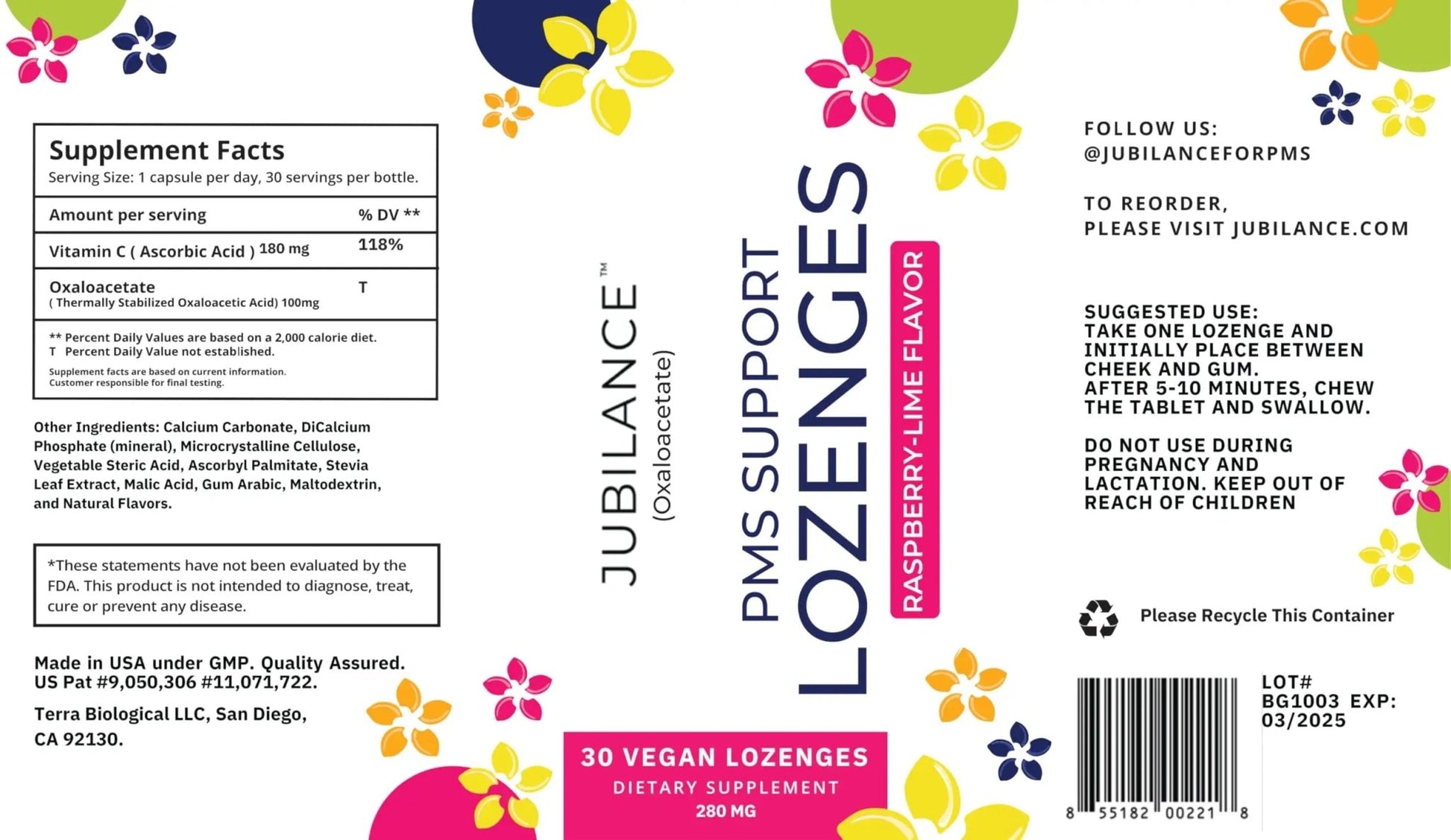 Jubilance Uplift Lozenges On-Demand PMS Support Powered by Oxaloacetate – Fast-Acting Dietary Supplement for Women, 30 Count - dailyvitalstore