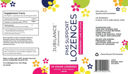 Jubilance Uplift Lozenges On-Demand PMS Support Powered by Oxaloacetate – Fast-Acting Dietary Supplement for Women, 30 Count - dailyvitalstore