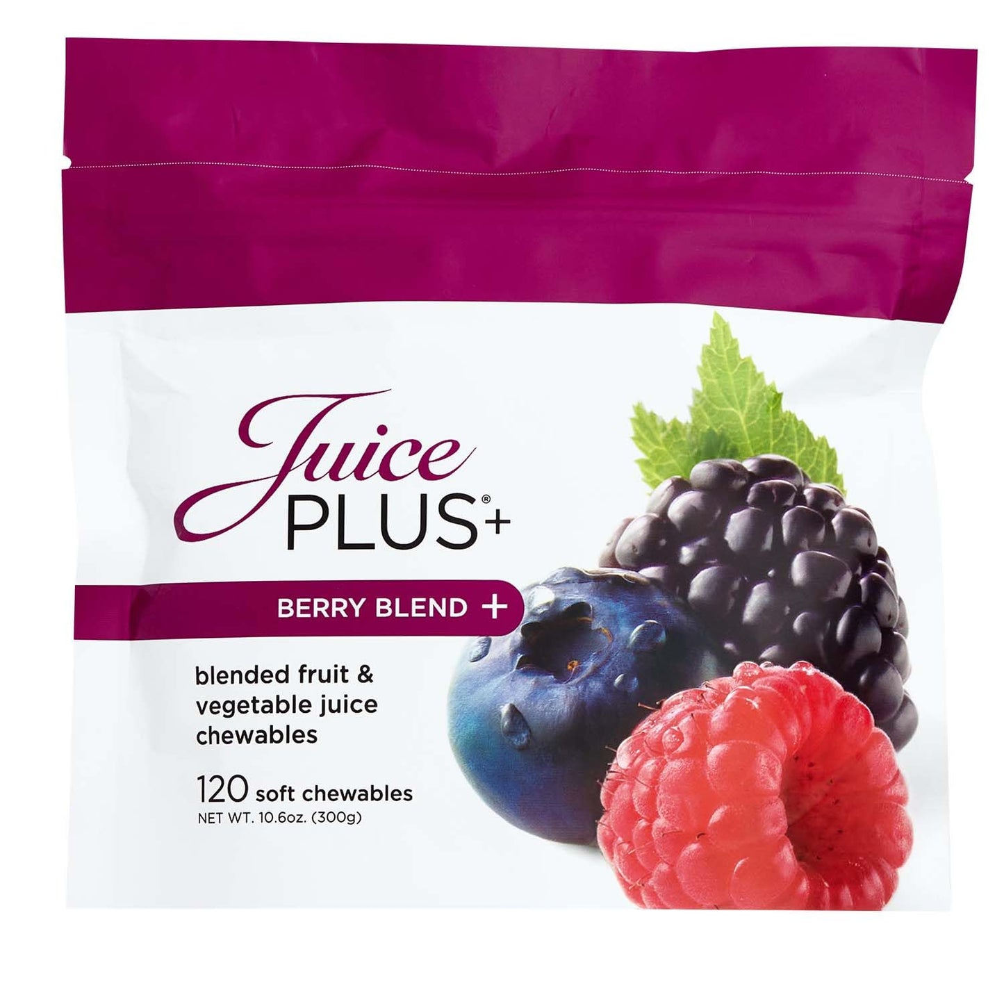 Juice Plus+ Berry Blend Soft Chews (Chewables) - Daily Nutrition from 12 Plants with Whole Fruit, Vegetable, & Berry - Raspberry, Bilberry, Blueberry, and More! for Adults and Kids - (1-mo, 30 Chews) - dailyvitalstore