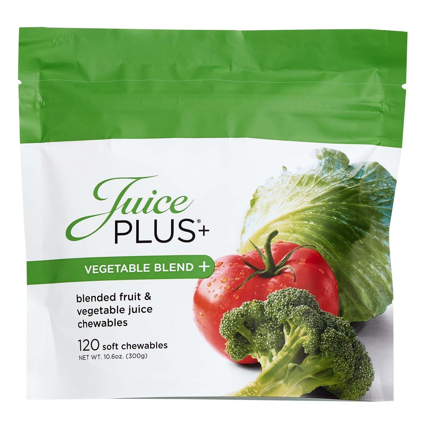 JuicePlus+ Vegetable Blend Soft Chews (Chewables) - Delicious Vegan Gummies with 11 Nutrient-Rich Vegetables for Daily Wellness! Boost Intake of Vitamins & More - For Kids & Adults - (1-mo, 30 Chews) - dailyvitalstore