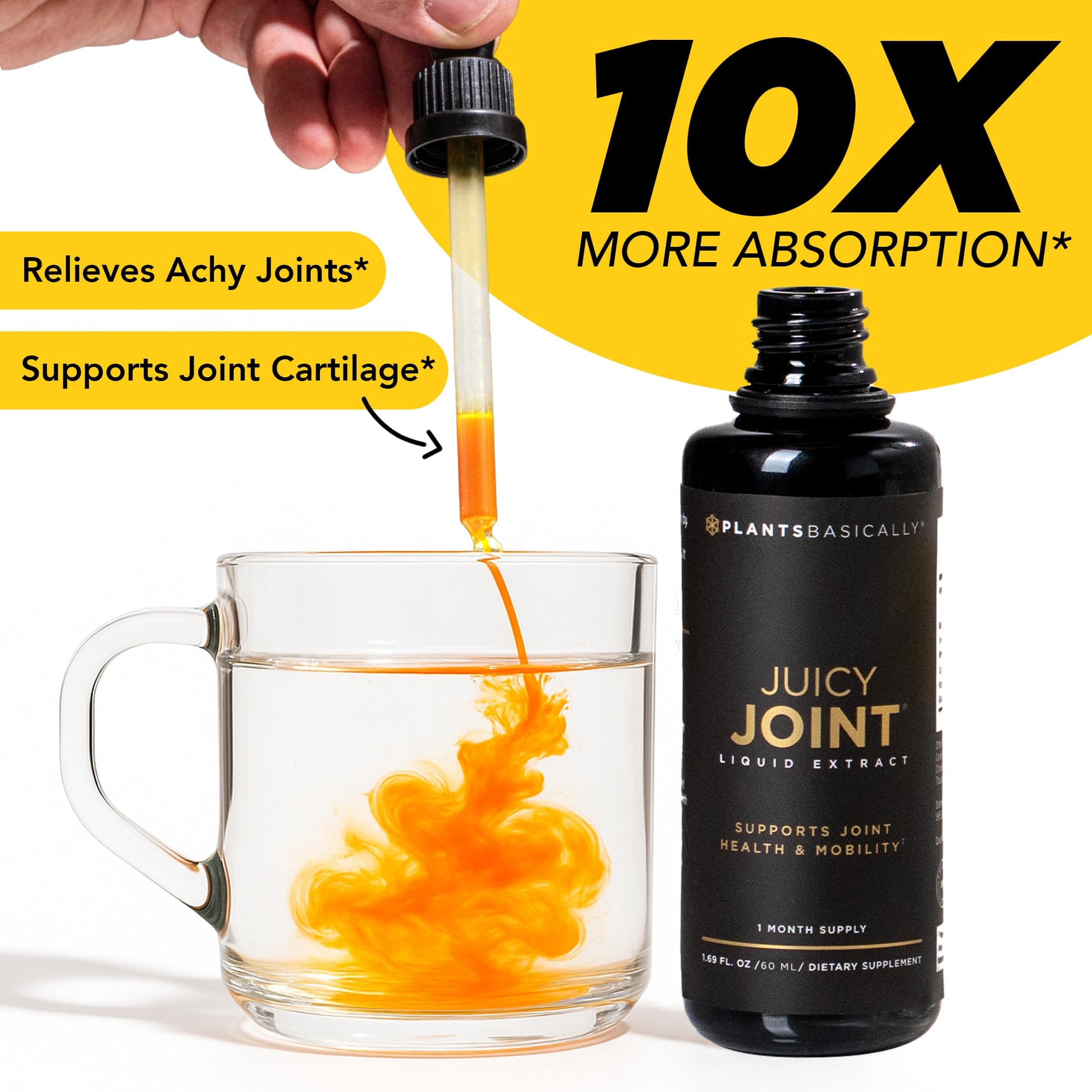 Juicy Joint by Plants Basically – Joint Support Supplement for Mobility, Relief & Recovery | - dailyvitalstore