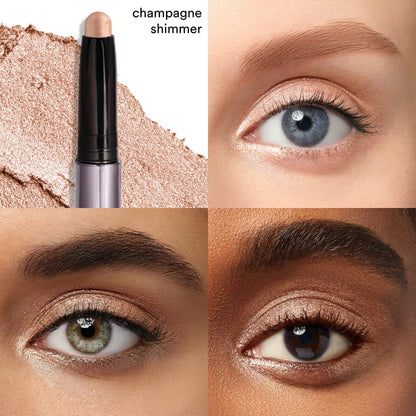 Julep Eyeshadow 101 Cream-to-Powder Waterproof Eyeshadow Stick – Champagne Shimmer – Long-Lasting, Buildable, Crease-Proof, Cruelty Free, Shimmer Finish with Built-In Smudger - dailyvitalstore