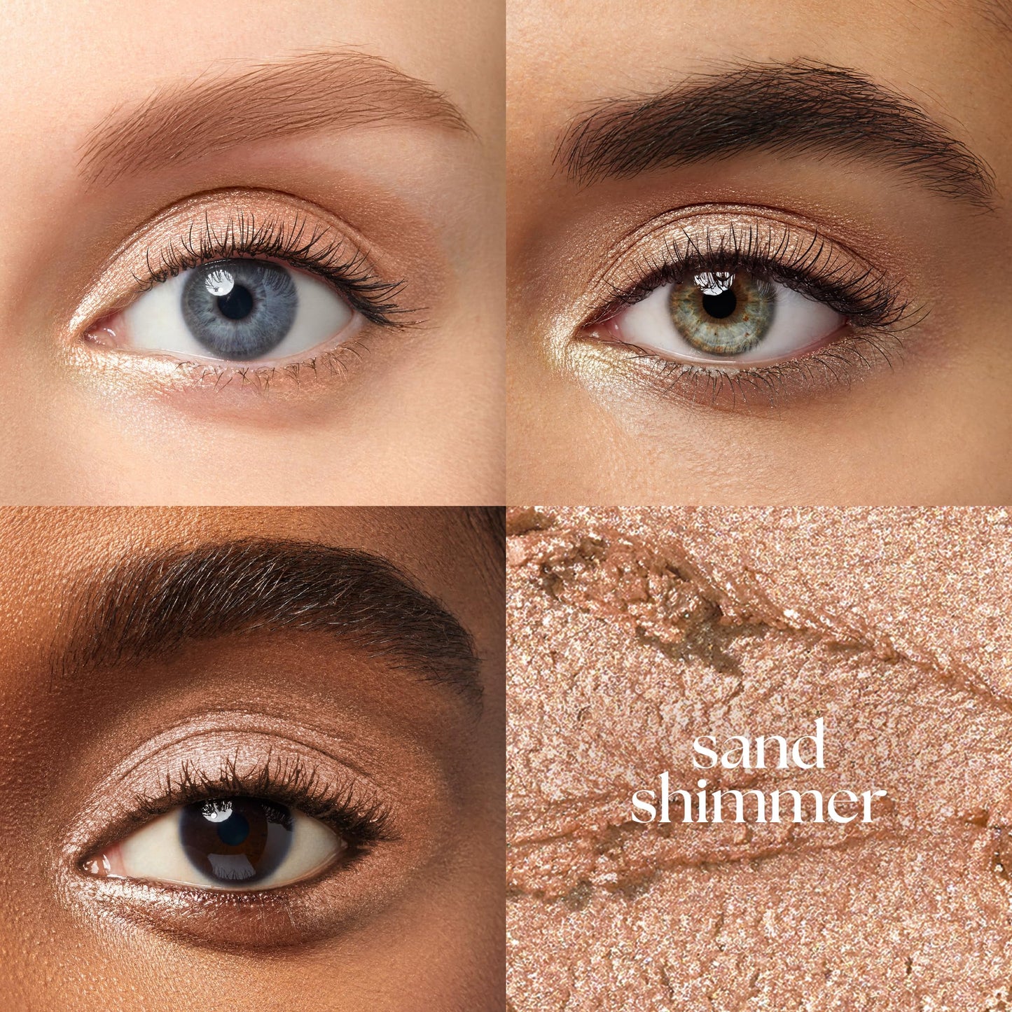 Julep Eyeshadow 101 Cream-to-Powder Waterproof Shadow Stick – Sand Shimmer – Long-Lasting, Crease-Proof, Champagne Toned Shimmer Cream Eyeshadow with Built-in Smudger - dailyvitalstore