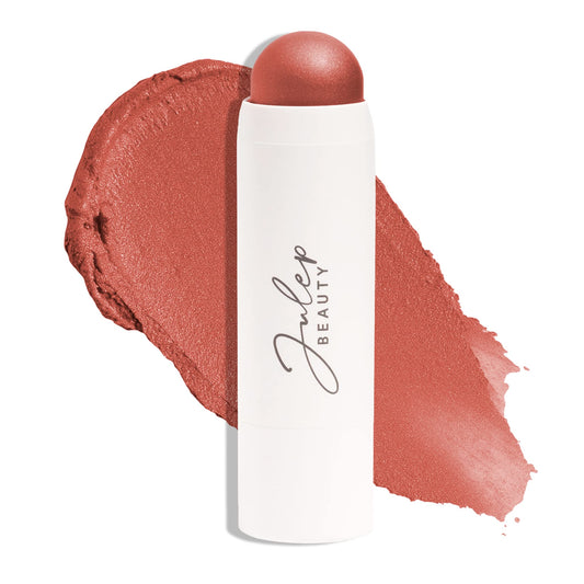 Julep Skip The Brush Cream to Powder Blush Stick - Desert Rose - 2-in-1 Cream Blush and Lip Color Stick - Blendable, Buildable Cheek Formula, No Brush Required, Cruelty-Free, For All Skin Types - dailyvitalstore