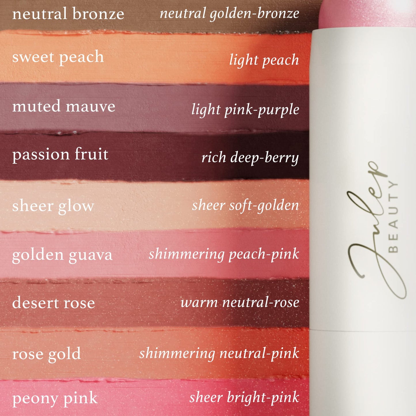 Julep Skip The Brush Cream to Powder Blush Stick - Muted Mauve - Blendable and Buildable Color - 2-in-1 Blush and Lip Makeup Stick - dailyvitalstore