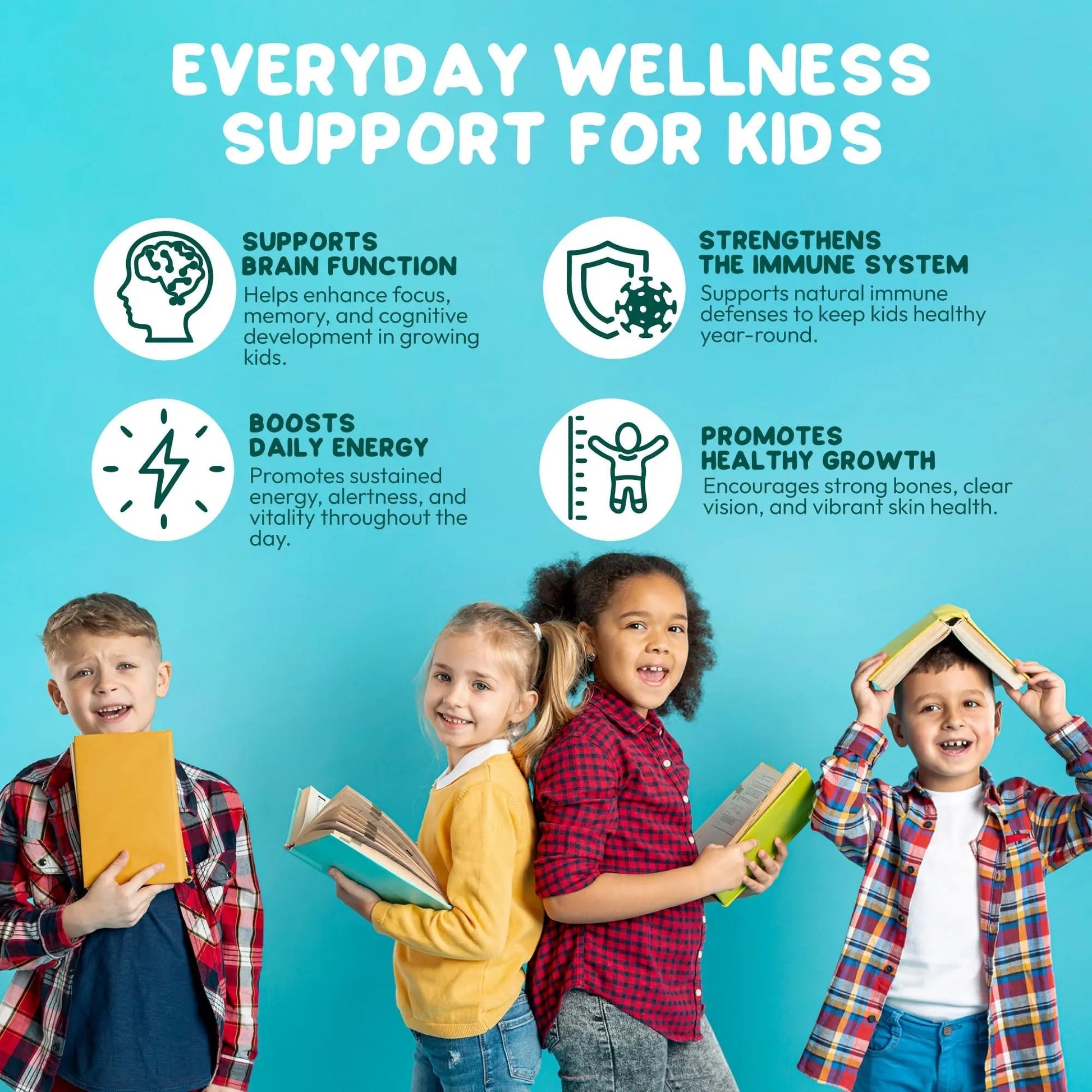 Juneno Methylated Multivitamin Gummies for Kids - MTHFR Support Supplement with B Complex 5-MTHF Folate (L-Methylfolate) - dailyvitalstore