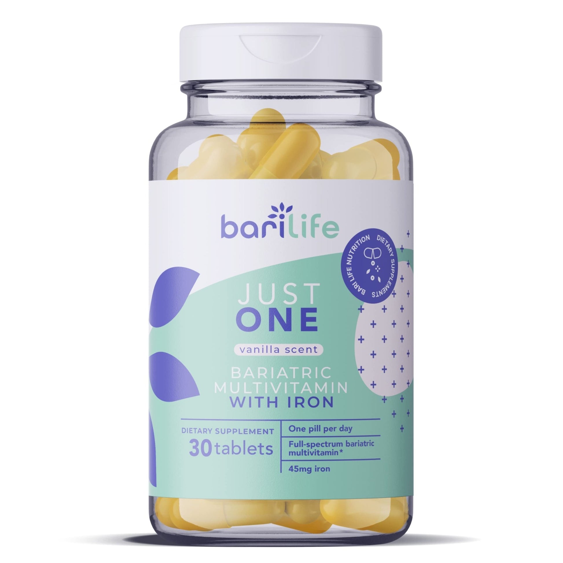 Just One - Once Daily Bariatric Multivitamin with Iron (30) - dailyvitalstore