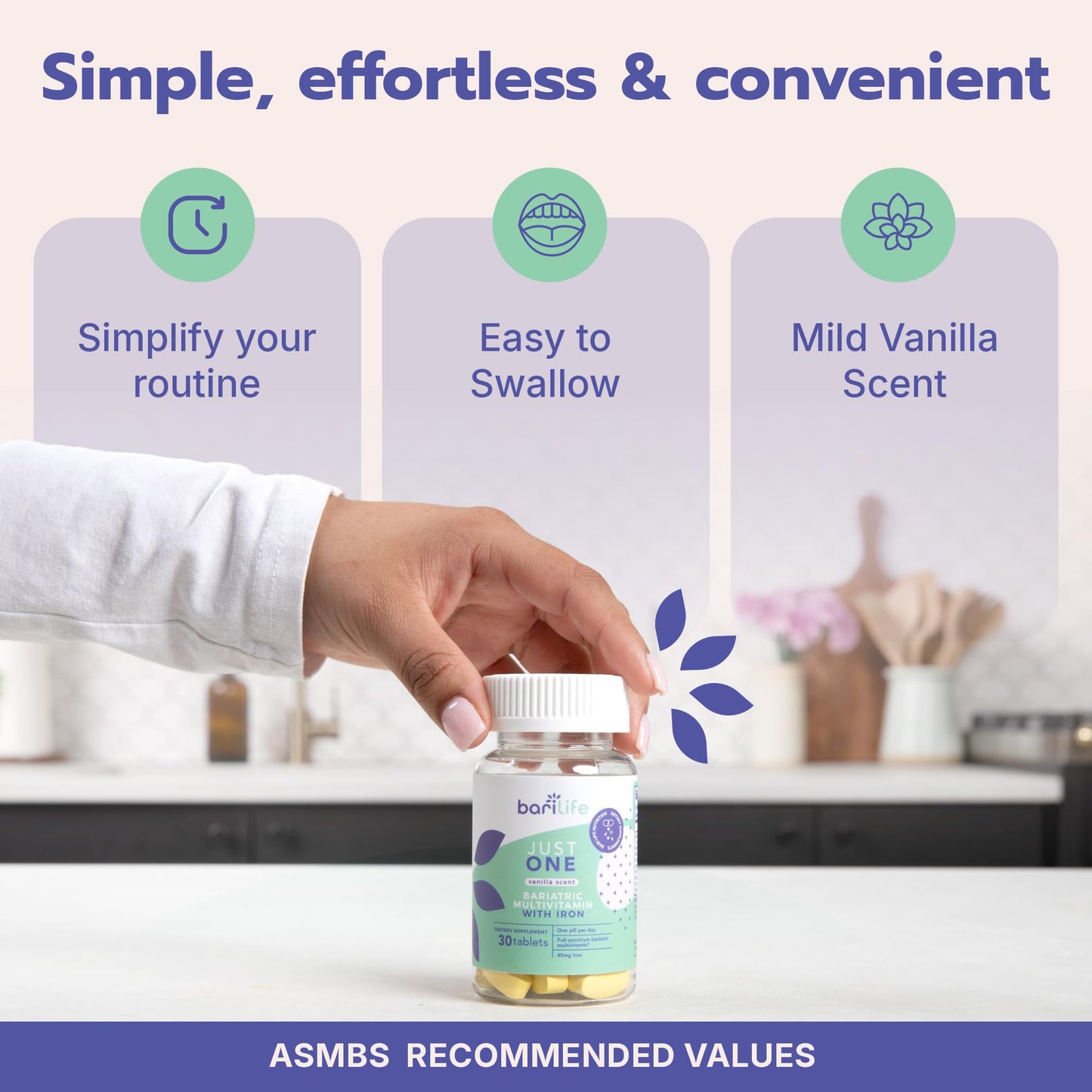 Just One - Once Daily Bariatric Multivitamin with Iron (30) - dailyvitalstore