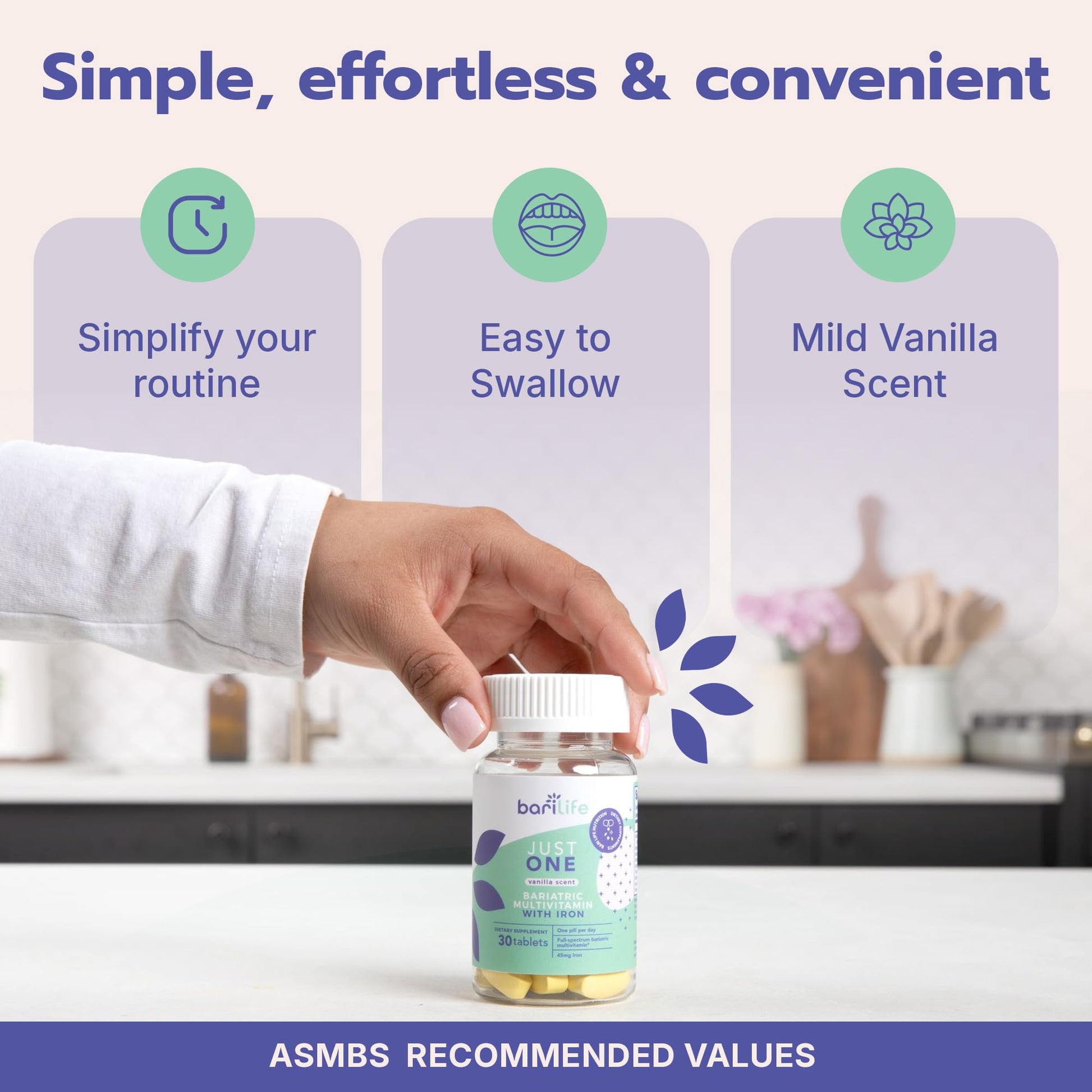 Just One - Once Daily Bariatric Multivitamin with Iron (30) - dailyvitalstore