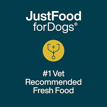 JustFoodForDogs JustFresh Boosts Hip & Joint Support Dog Food Toppers with Glucosamine to Support Hip Mobility & Joint Flexibility, Human-Grade Fresh Pet Meal Booster, 8 oz Pouches - 8 Pack - dailyvitalstore