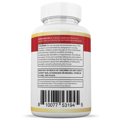 Justified Laboratories (2 Pack Blood Balance Max 1295MG Formula Supplement Pills 120 Capsules - dailyvitalstore