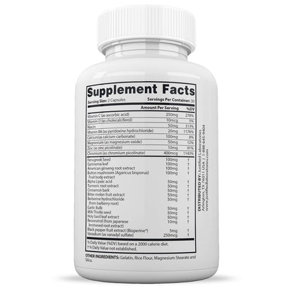 Justified Laboratories (3 Pack) Blood Balance Max 1295MG Supplement Pills 180 Capsules - dailyvitalstore