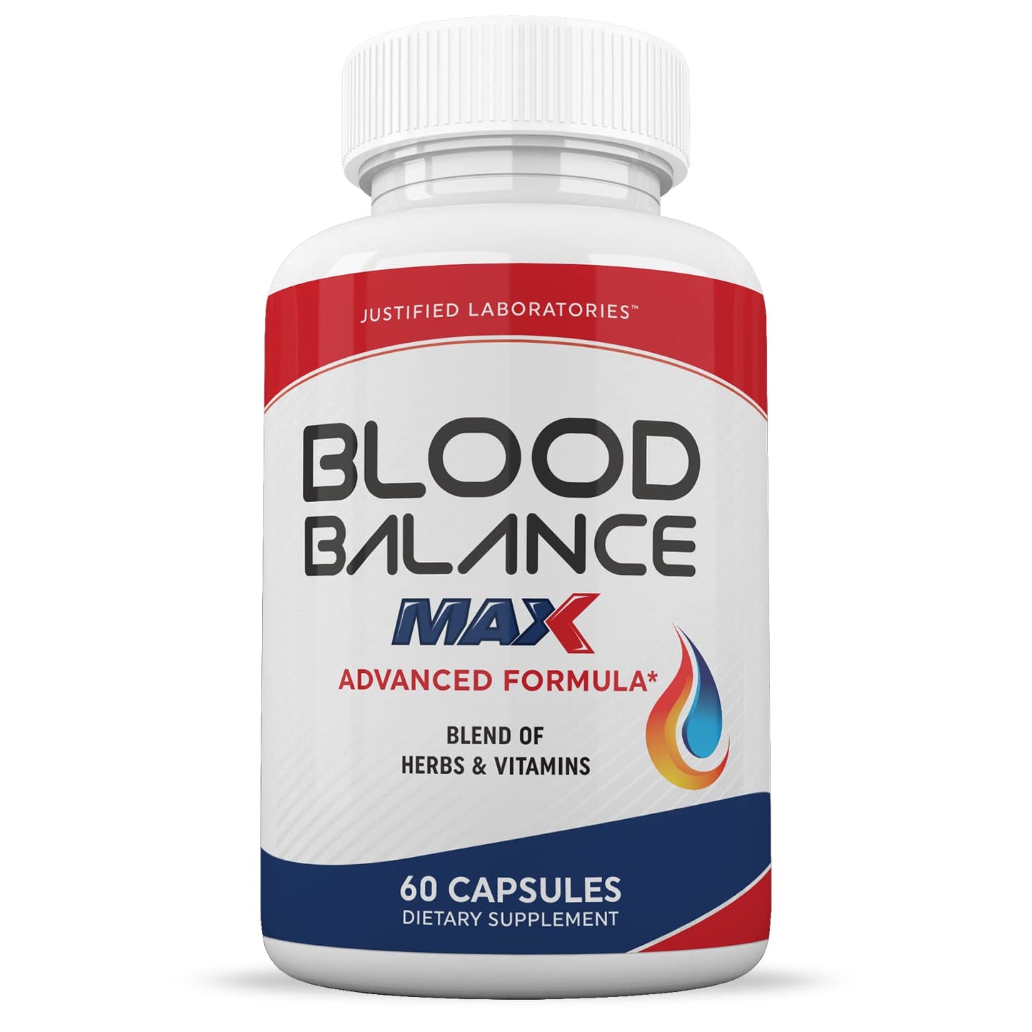Justified Laboratories (3 Pack) Blood Balance Max 1295MG Supplement Pills 180 Capsules - dailyvitalstore