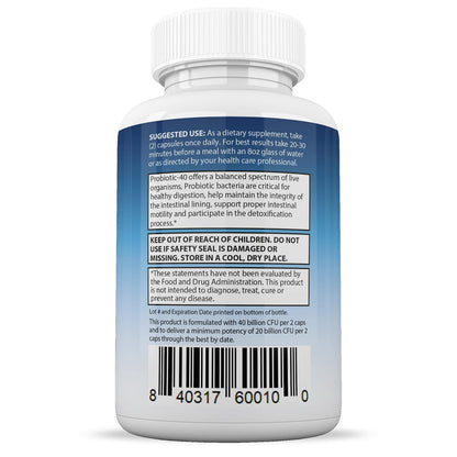 Justified Laboratories (3 Pack) Fungus Defend Max Pills 40 Billion CFU Probiotic 180 Capsules - dailyvitalstore