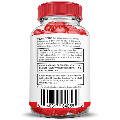 Justified Laboratories (5 Pack) Vital Pump XL Performance Gummies 1000MG Advanced Formula Vital PumpXL Formulated with Beet Juice ACV Pomegranate Beet Powder B12 Vegan Non GMO 300 Gummys - dailyvitalstore