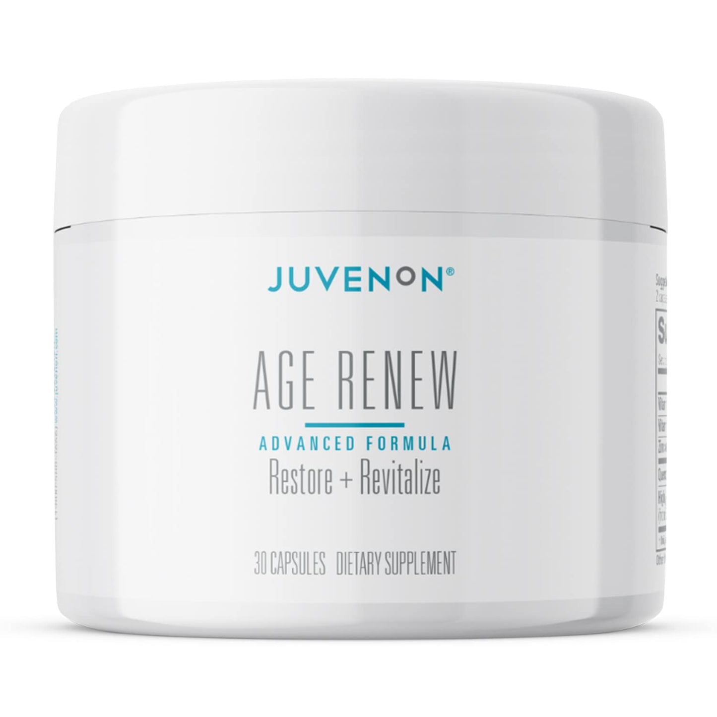 Juvenon AgeRenew Beta Glucan Anti Aging Immunity Support Supplement, Beta Glucan with Zinc Quercetin for Immune Defense Boost - dailyvitalstore