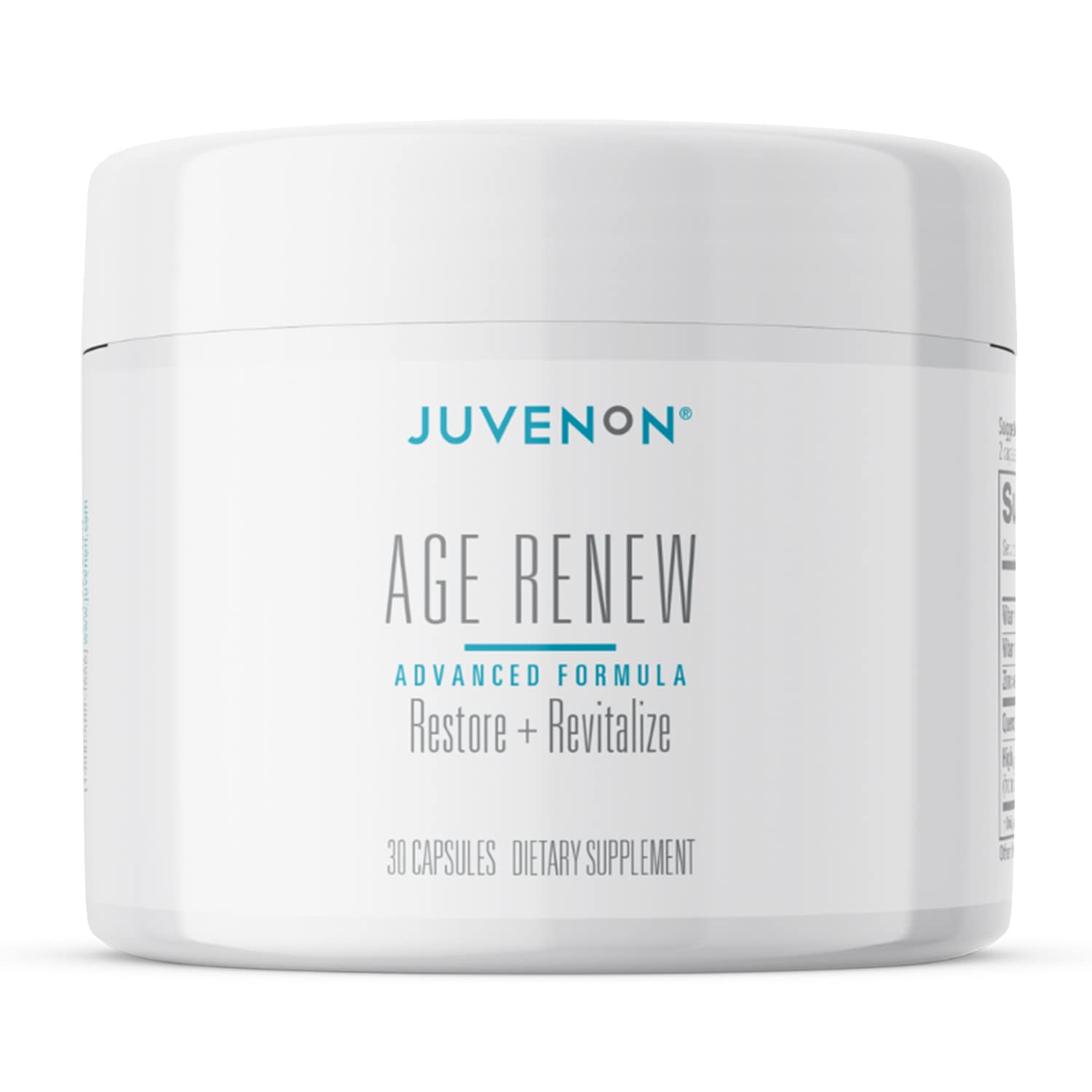 Juvenon AgeRenew Beta Glucan Anti Aging Immunity Support Supplement, Beta Glucan with Zinc Quercetin for Immune Defense Boost - dailyvitalstore