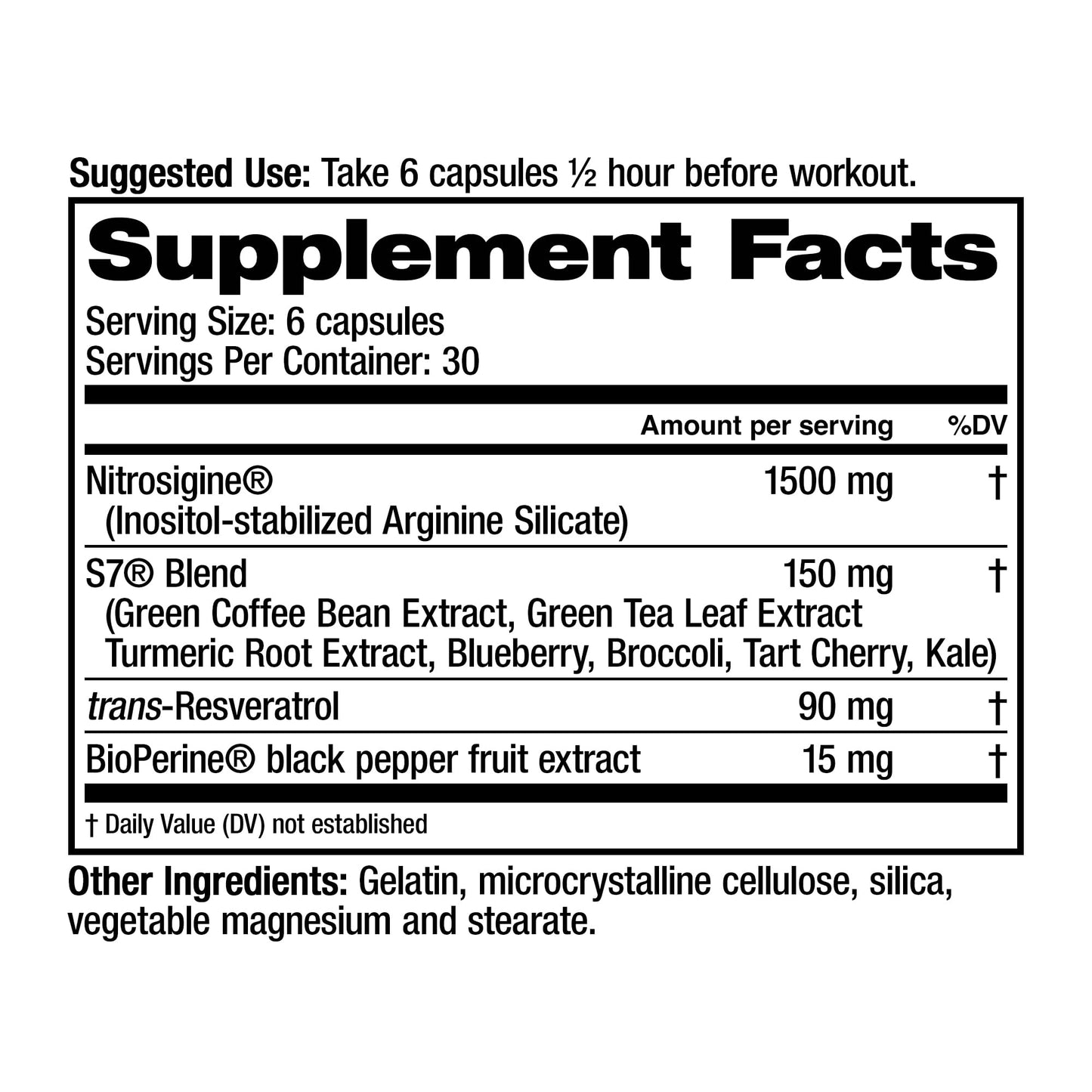 Juvenon GoldMember Lift Nitric Oxide Supplement – Nitrosigine, Trans-Resveratrol, S7 Plant Blend, BioPerine – Circulation, Energy & Muscle Support – 180 Capsules - dailyvitalstore