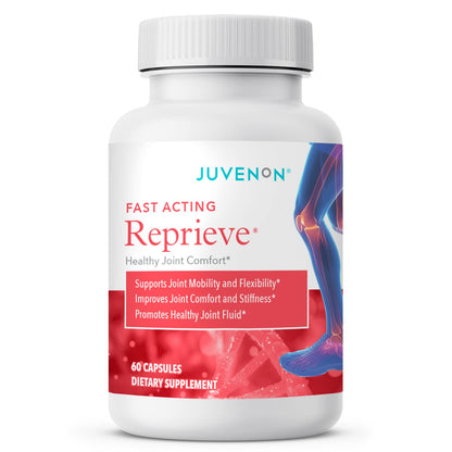 Juvenon Reprieve Capsules (60 Capsules) - Fast-Acting, Joint Comfort Supplement and Effective Joint Support Solution, Research Verified - dailyvitalstore